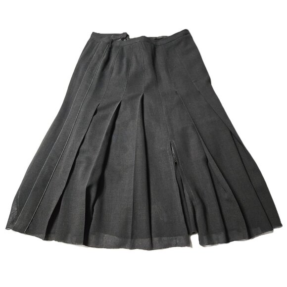 Karl Lagerfeld Dresses & Skirts - Karl Lagerfeld Size 14 Womens Black Pleated Skirt